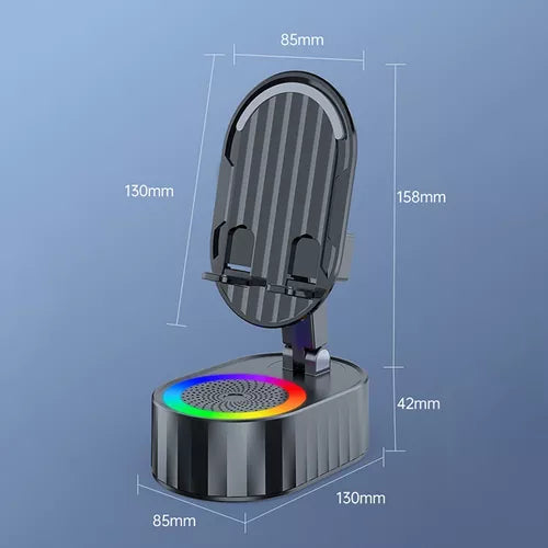 Ouabahas™ - SmartSound Charger 360 : Son, Charge et Style à 360°