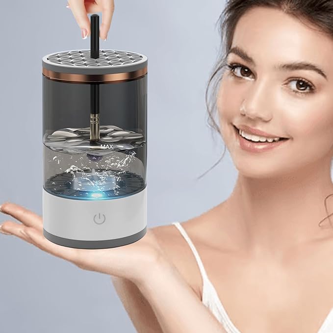 Ouabhas™  - SonicClean Pro : Le Nettoyeur de Pinceaux Ultime pour une Beauté Parfaite