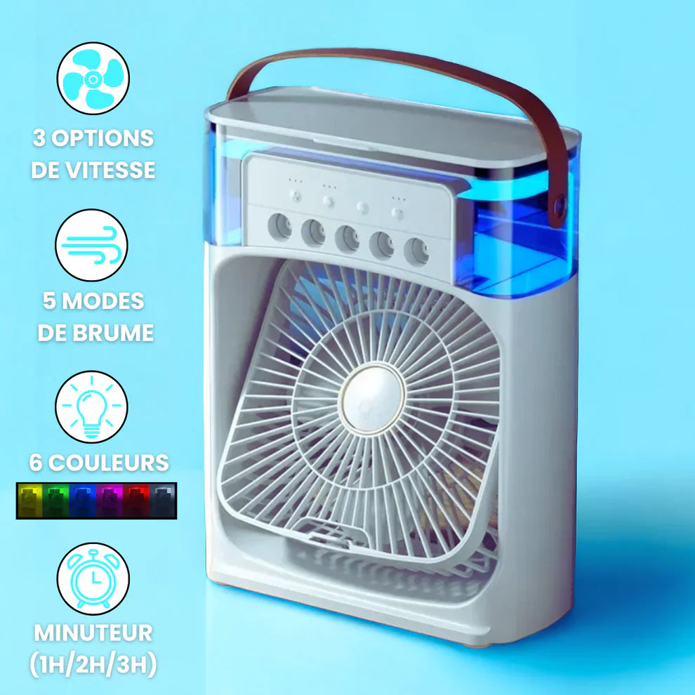 Ouabahas™ - CoolFlex : Ventilateur de Plafond Portable 3-en-1