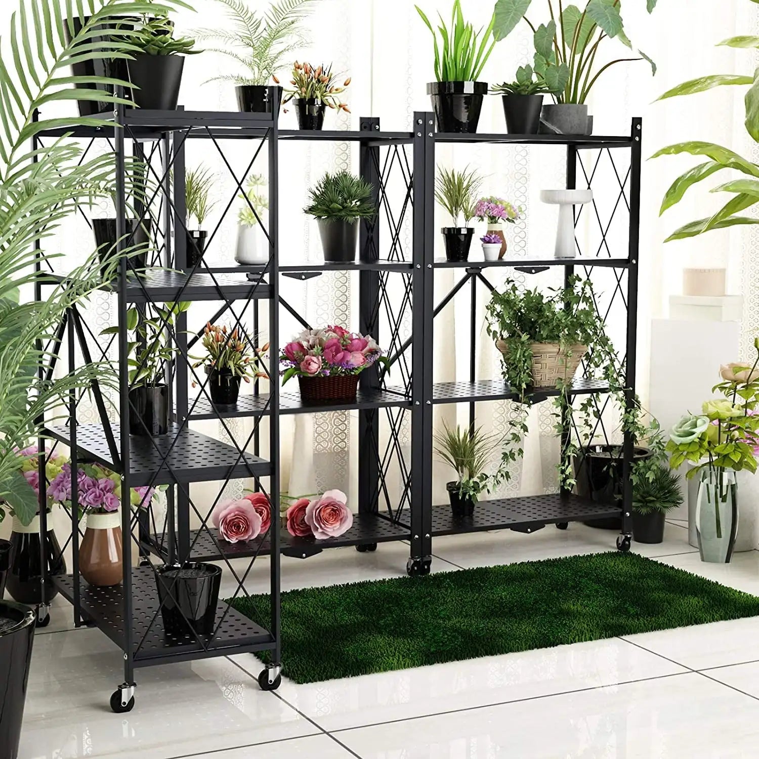 Ouabahas™ - MaxiStor : L’Étagère de Rangement Pliable Ultime pour une Organisation Sans Limites !