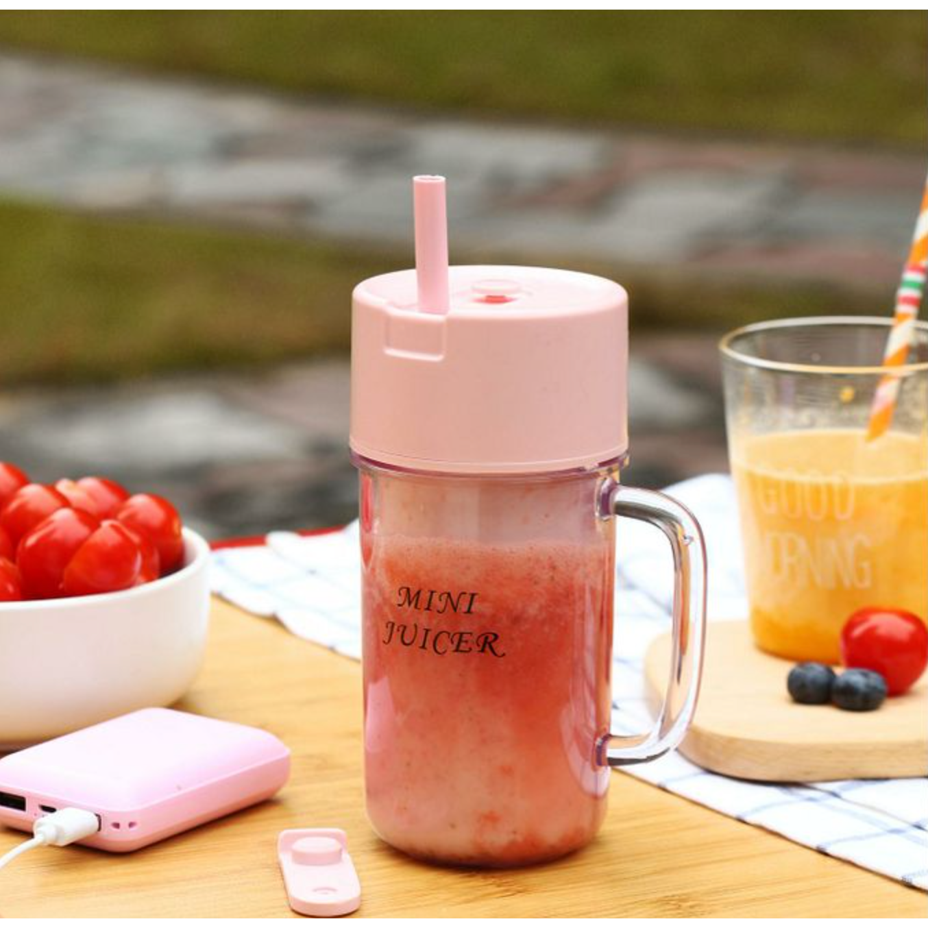 Ouabahas™ - Mixeur Portable Rechargeable : Smoothies et Jus Frais en Un Clin d'Œil