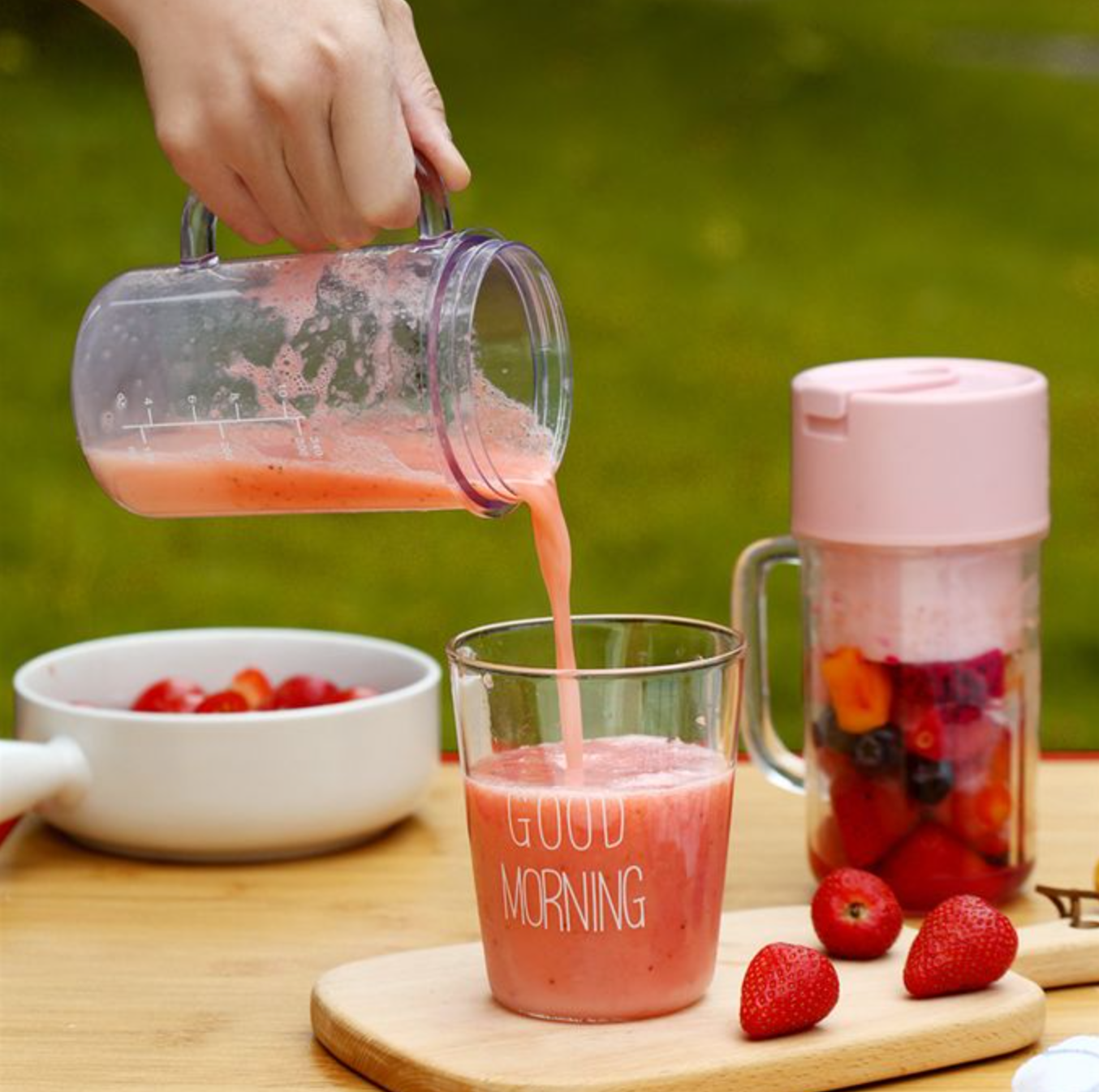 Ouabahas™ - Mixeur Portable Rechargeable : Smoothies et Jus Frais en Un Clin d'Œil