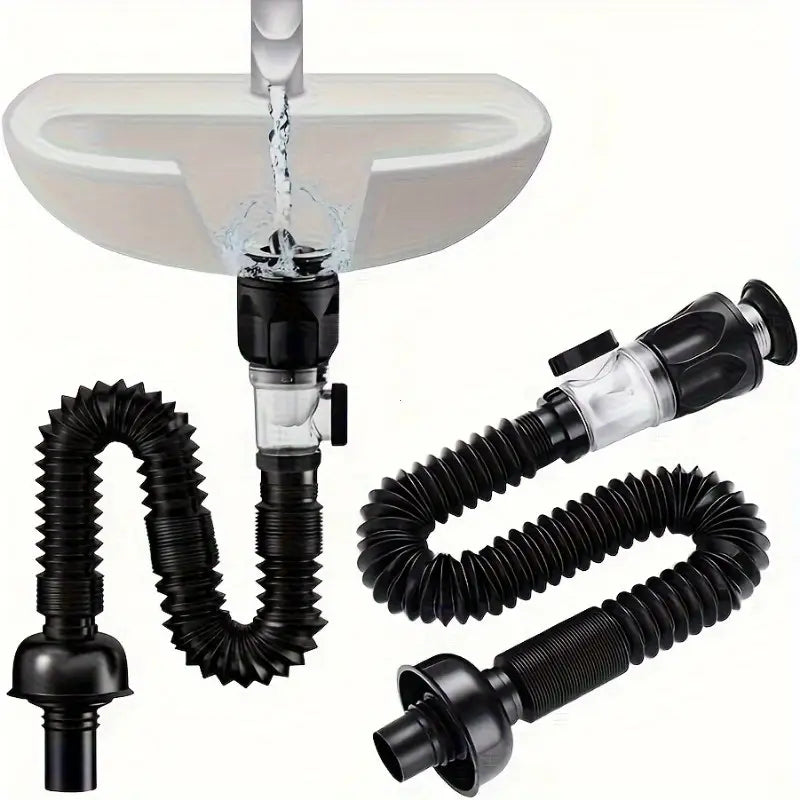 Ouabahas™ - 🚰 AquaFlex Pro : Le Kit d’Évacuation Universel et Intelligent pour Lavabo
