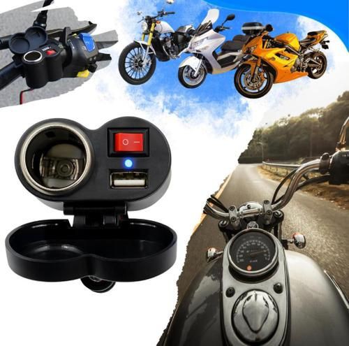 Ouabahas™ - PowerMoto USB : Chargeur Universel pour Moto avec Prise Allume-Cigare