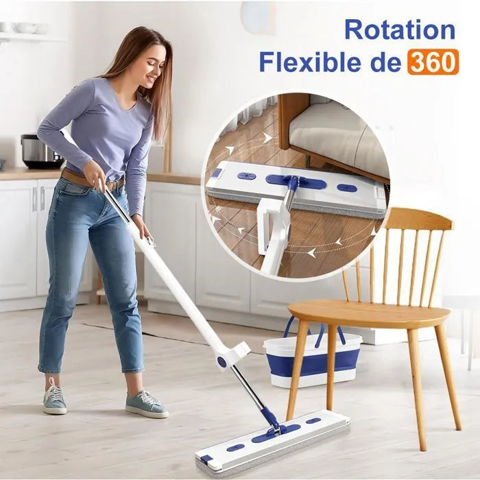 OUABAHAS™ - SmartMop™ : La Vadrouille Révolutionnaire pour un Nettoyage Sans Effort 🏠✨