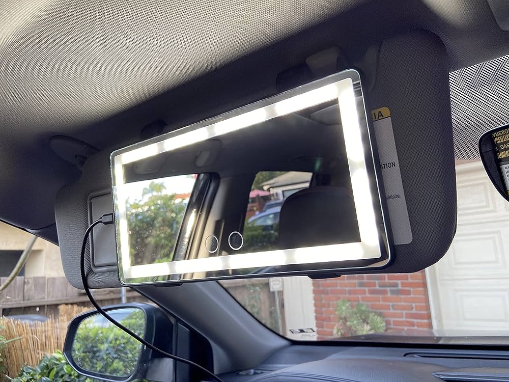 Ouabahas™ - MirrorLite : Le Miroir LED Portable pour un Maquillage Parfait à Tout Moment