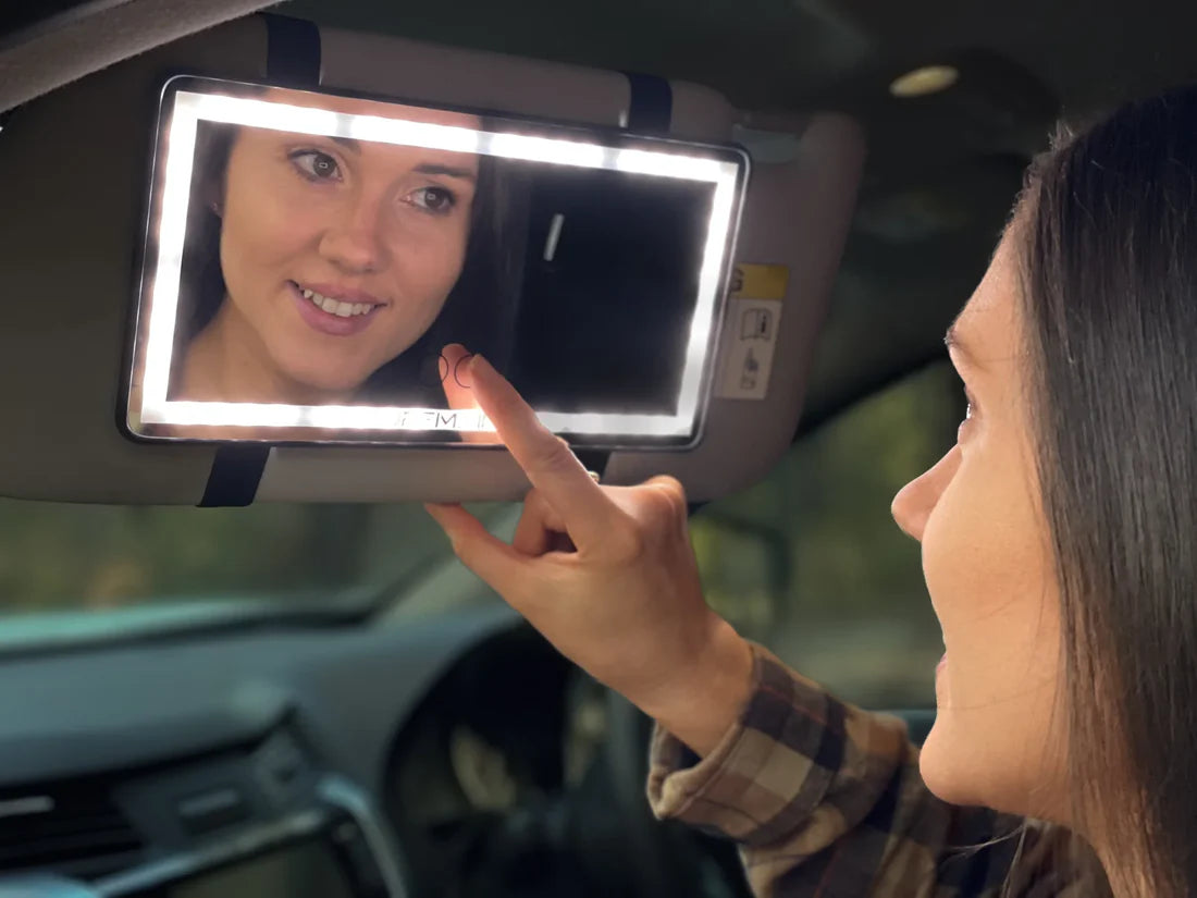 Ouabahas™ - MirrorLite : Le Miroir LED Portable pour un Maquillage Parfait à Tout Moment