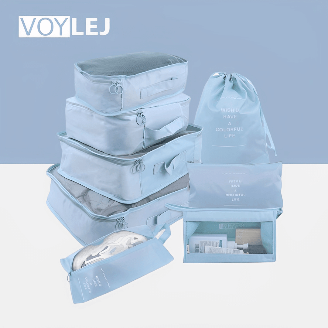 Organisateur Valise - Ensemble de 8 Etuis Pochettes | BagEase™