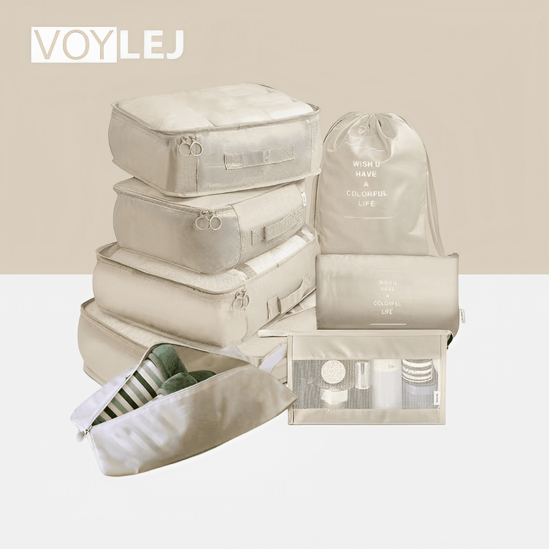 Organisateur Valise - Ensemble de 8 Etuis Pochettes | BagEase™