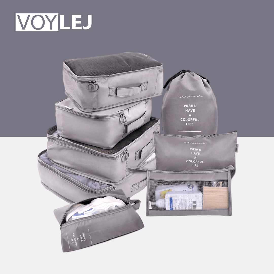 Organisateur Valise - Ensemble de 8 Etuis Pochettes | BagEase™